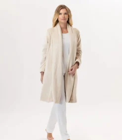 Sale Flanellen pluche jas ESSENTIEL H55B DAMES Loungewear