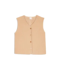 DAMES LE CHAT Flanellen pluche vest MONTAUK 130