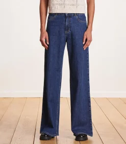DAMES La Fée Maraboutée Flare jeans met hoge taille van biologisch katoen