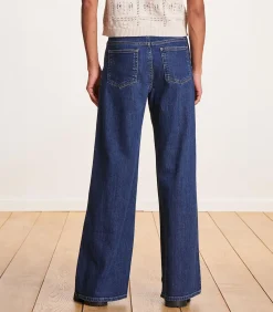 DAMES La Fée Maraboutée Flare jeans met hoge taille van biologisch katoen