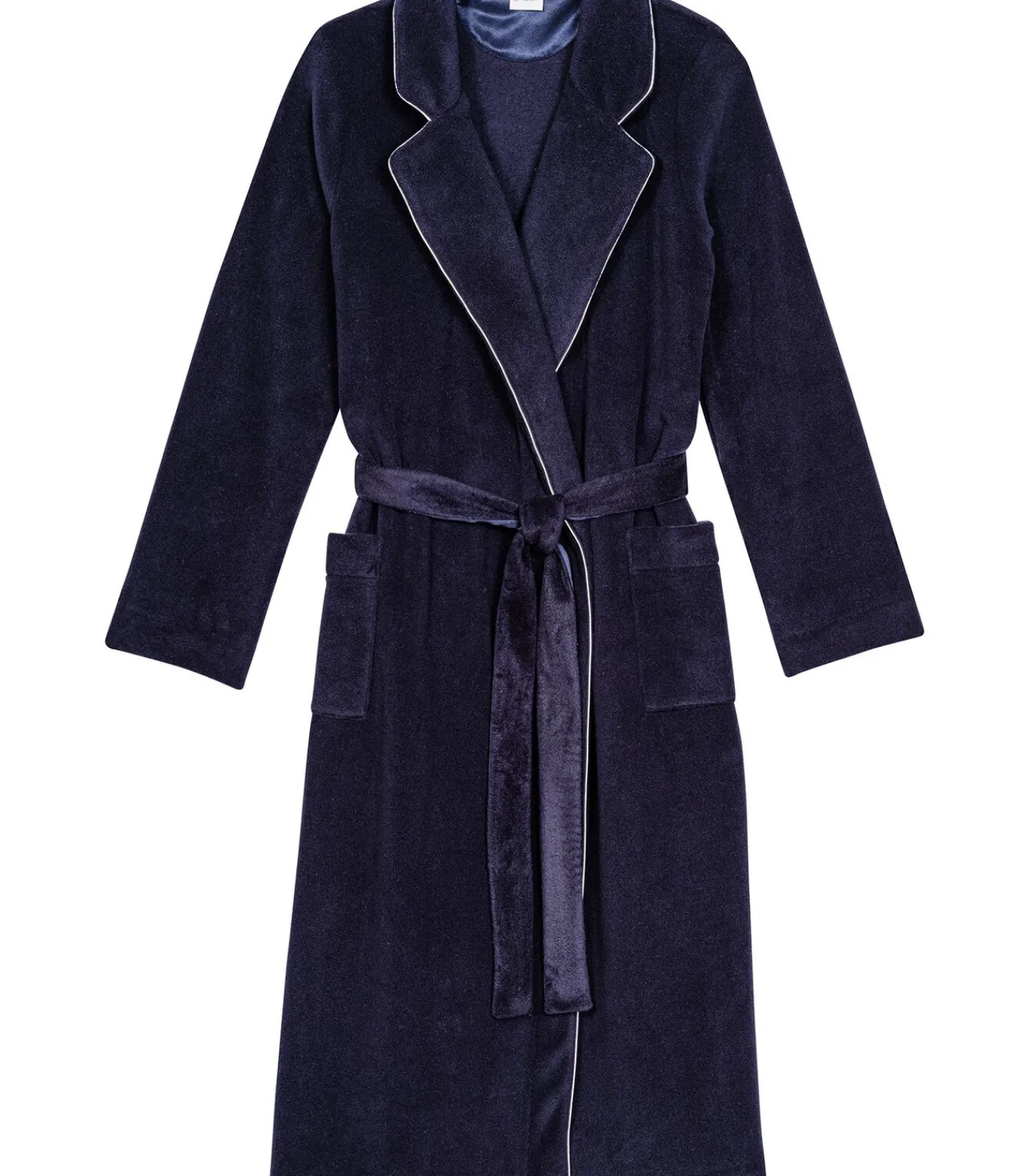 Sale Fleece badjas met overslag ESSENTIEL H65A DAMES Loungewear