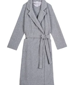 Hot Fleece badjas met overslag ESSENTIEL H65A DAMES Loungewear