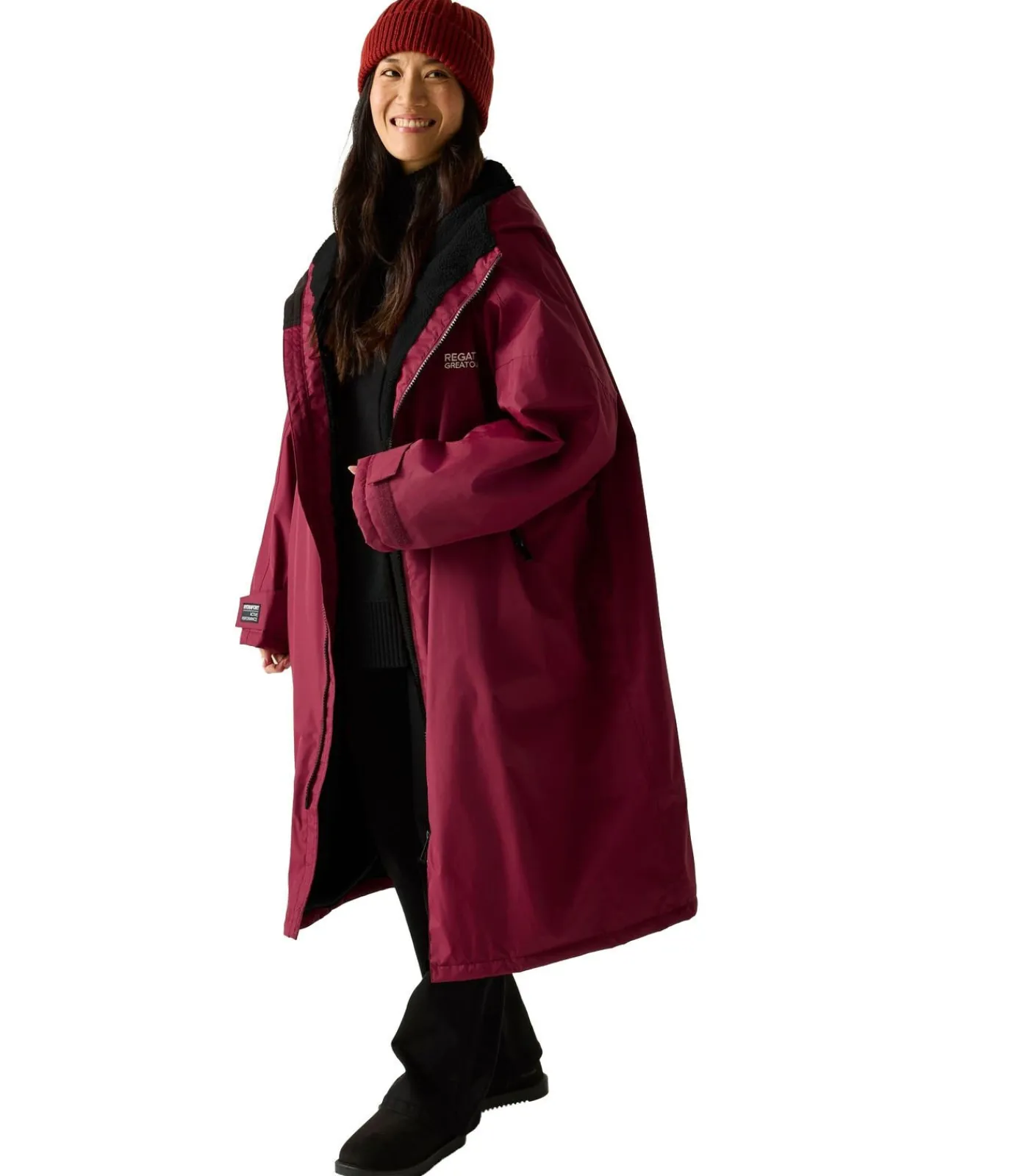 Hot FLEECE LINED - Gi - Roze Heren Badjassen