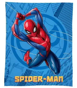 SPIDERMAN Fleecedeken bedrukt extra zachte 100% polyester, ACTION