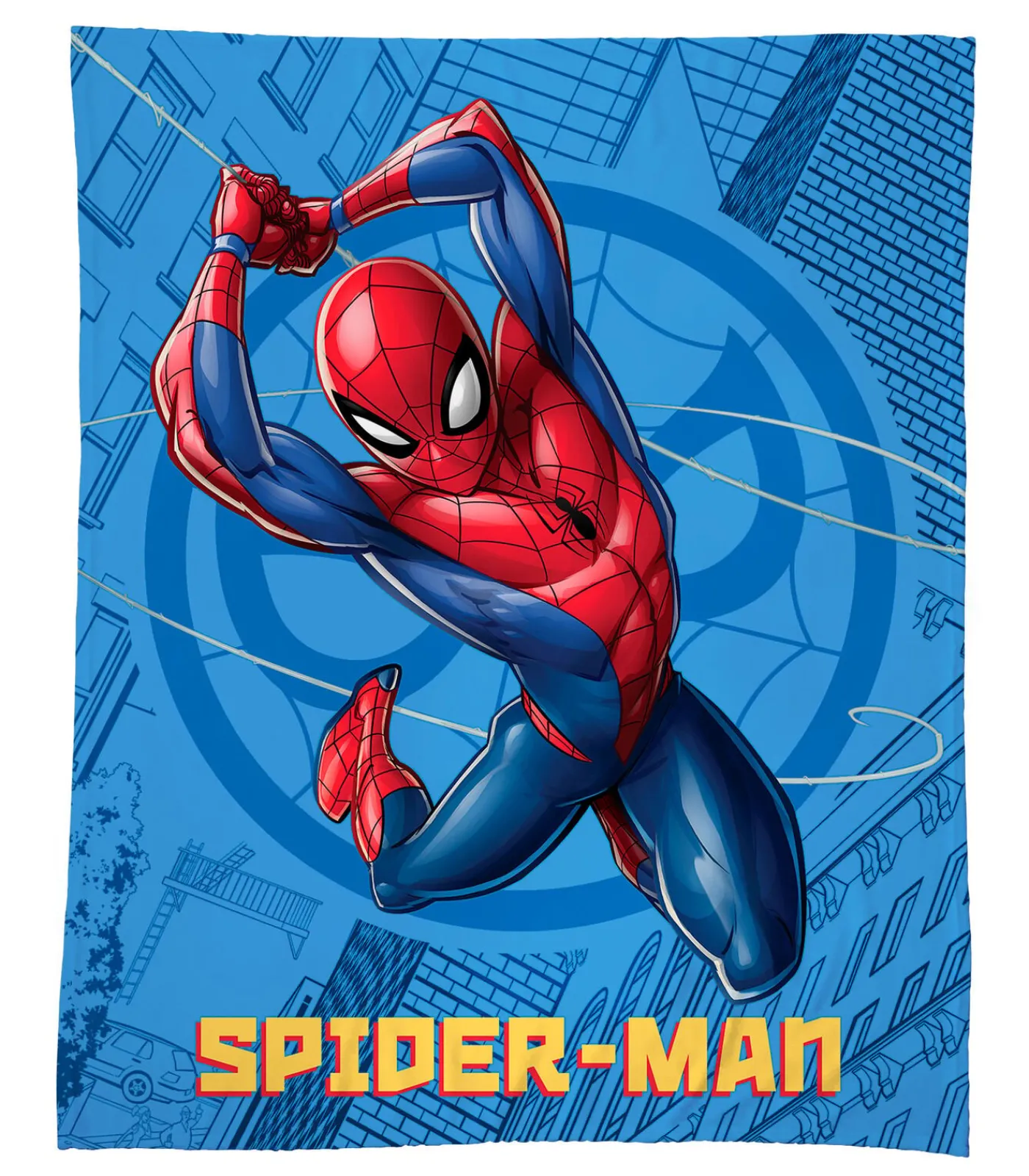 SPIDERMAN Fleecedeken bedrukt extra zachte 100% polyester, ACTION