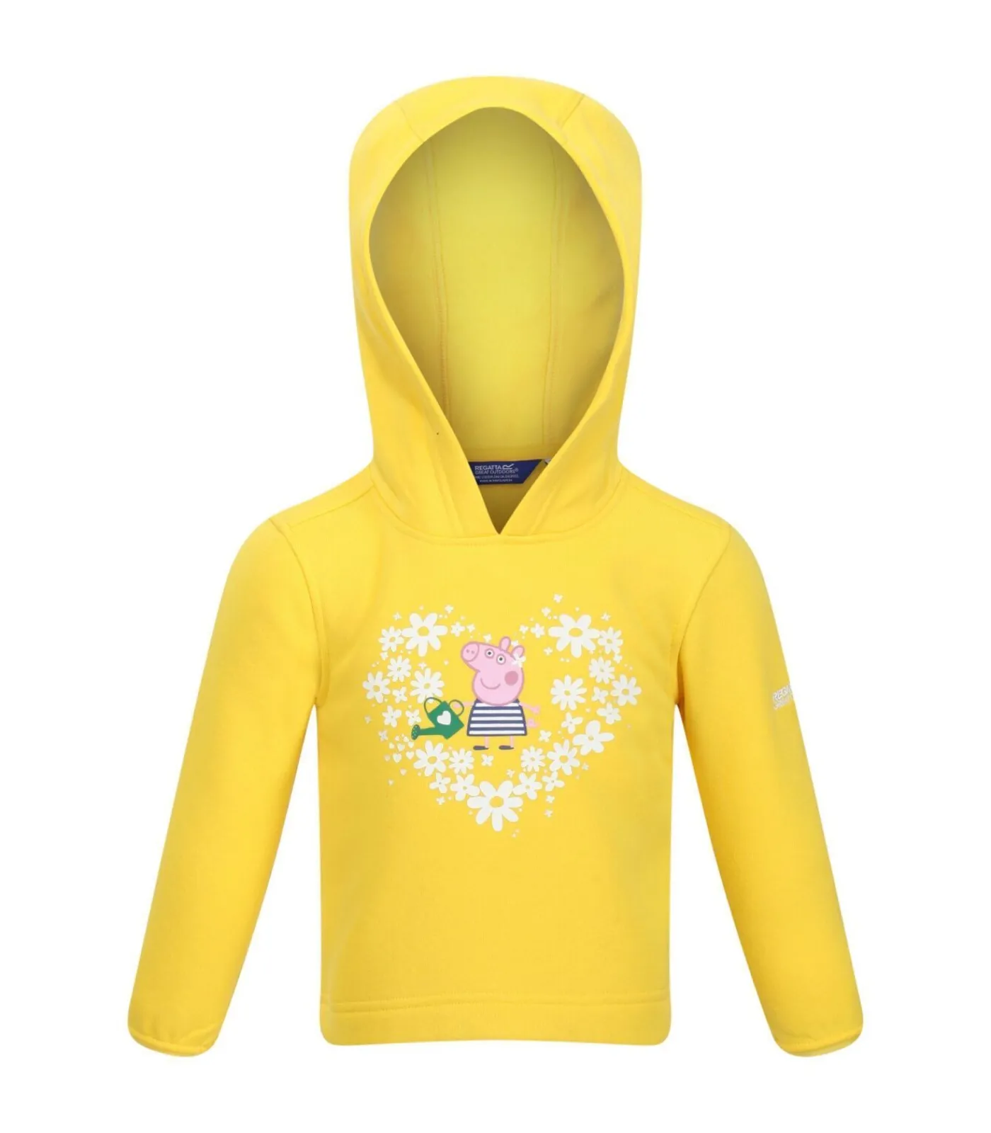 Best FLORAL - Trui met kap - Citrusgeel Kinderen Truien & Vesten