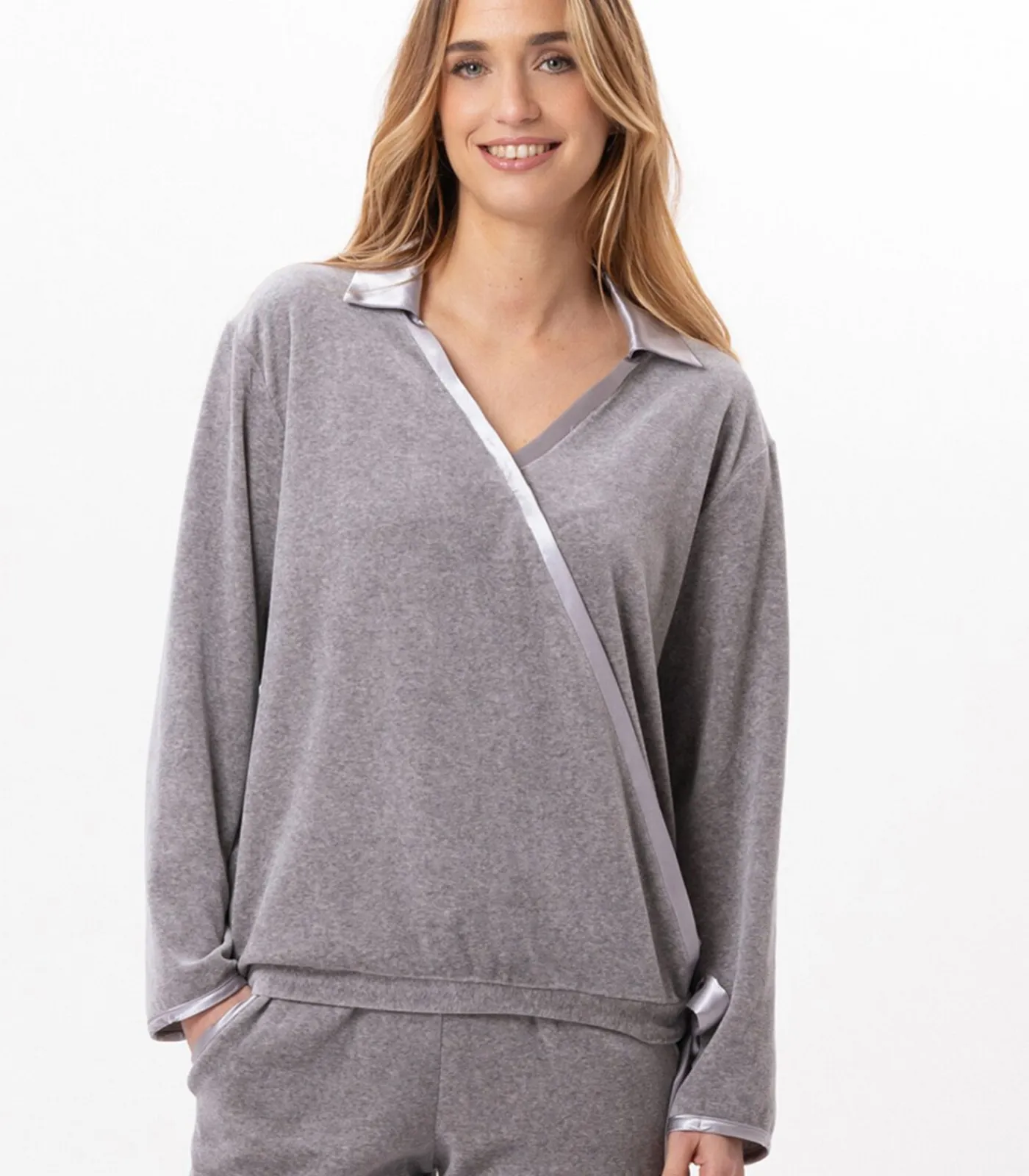Clearance Fluwelen trui VELVET 830 DAMES Loungewear