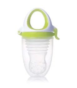 Kinderen Kidsme Food Feeder Plus fruitspeen & sabbelzakje voor baby - Groen