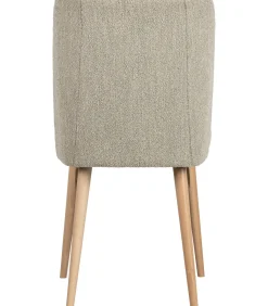 Clearance Force Eetkamerstoelen - Naturel - Grijs - Set van 6 Stoelen
