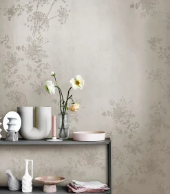 VTwonen Fotobehang Wild Flower Concrete