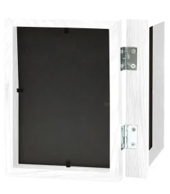 vidaXL Fotolijst tweeluik 2x(13x18 cm) wit