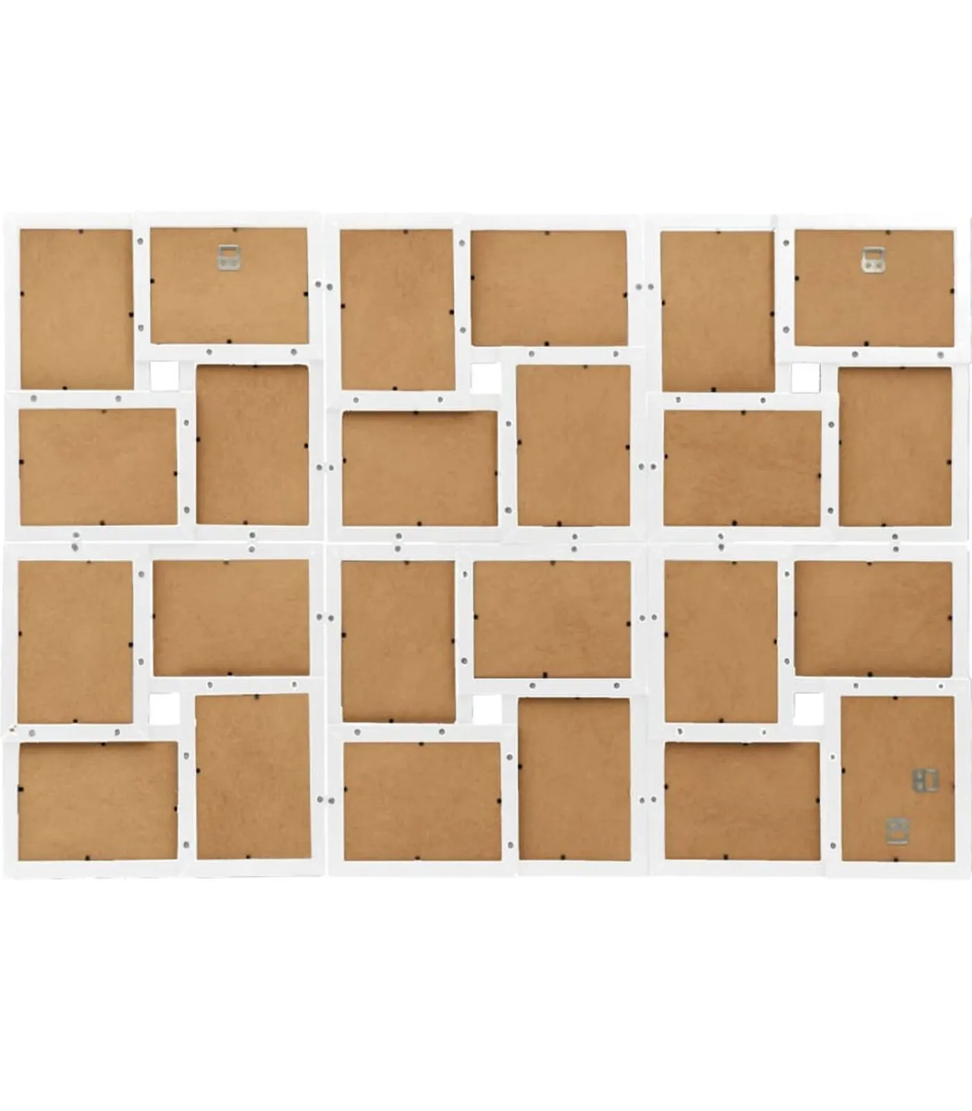 Clearance Fotolijst voor 24x(13x18 cm) foto MDF wit Fotolijsten