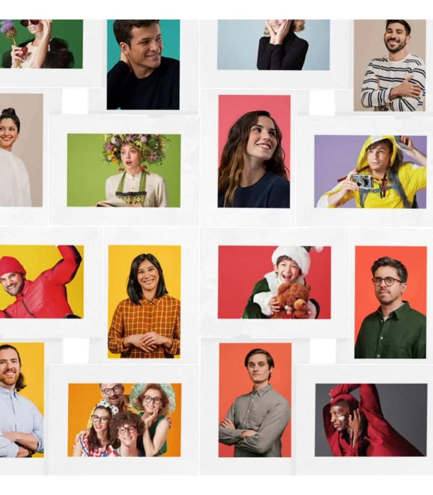 Clearance Fotolijst voor 24x(13x18 cm) foto MDF wit Fotolijsten