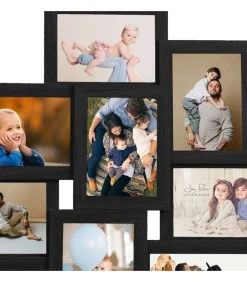 vidaXL Fotolijst voor 10x(13x18 cm) foto MDF zwart