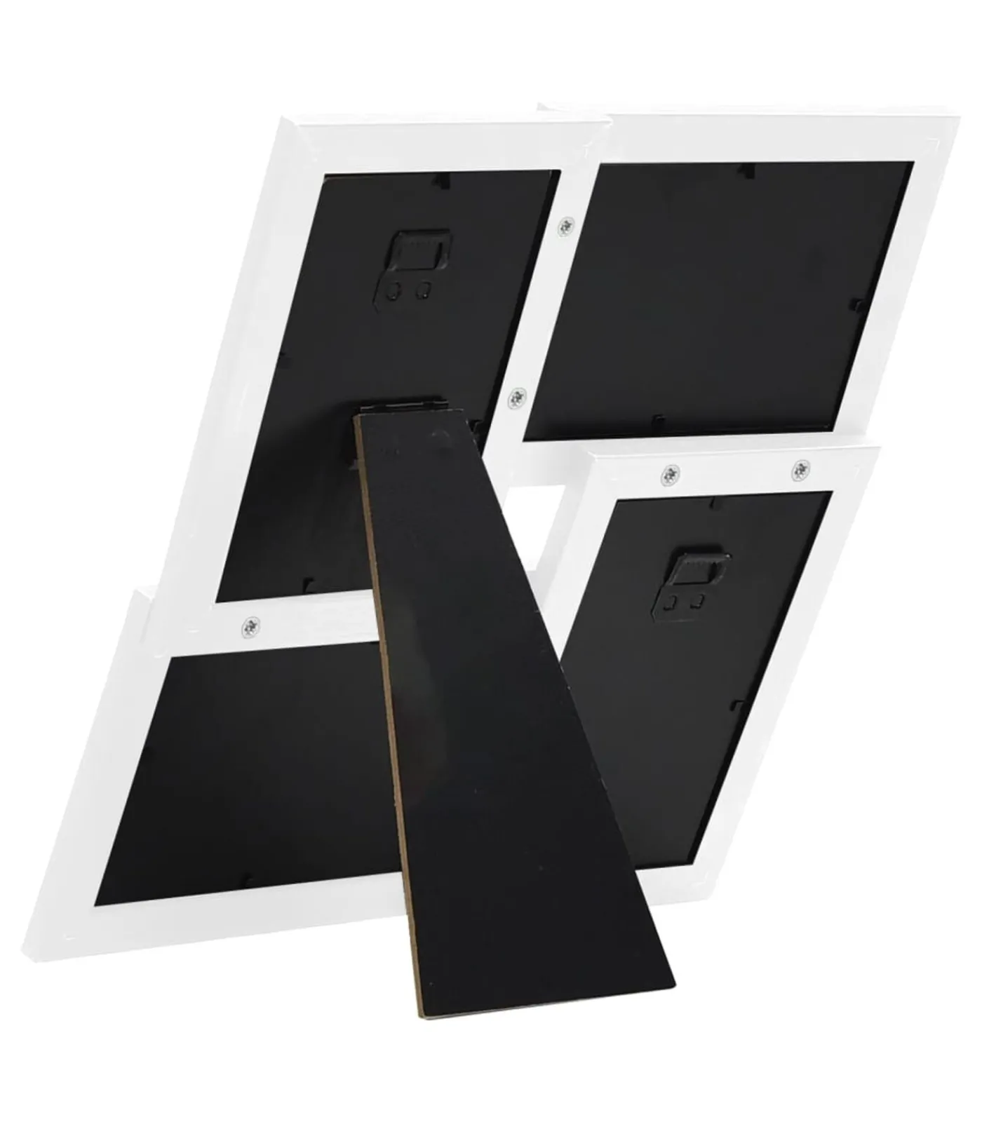 Discount Fotolijst voor 4x(13x18 cm) foto MDF wit Fotolijsten