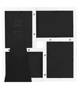 vidaXL Fotolijst voor 4x(10x15 cm) foto MDF wit