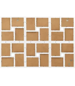 Discount Fotolijst voor 24x(10x15 cm) foto MDF wit Fotolijsten