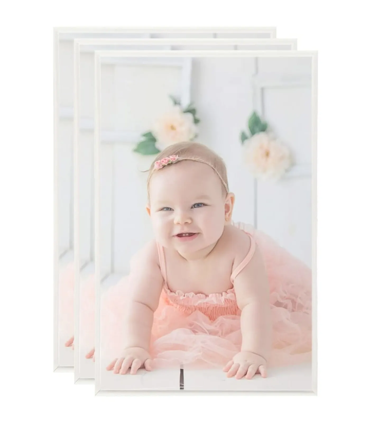 Discount Fotolijsten 3 st voor tafel 13x18cm MDF zilverkleurig Fotolijsten