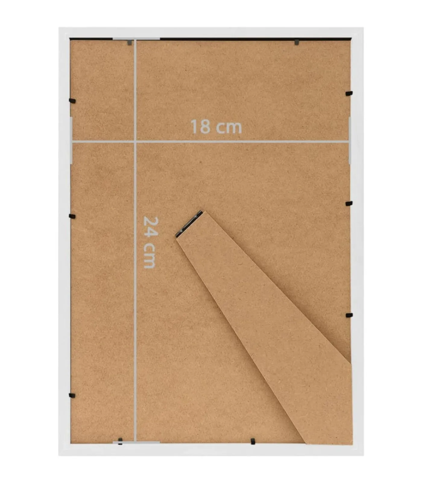 Best Fotolijsten 3 st voor tafel 18x24 cm MDF wit Fotolijsten