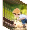 vidaXL Fotolijsten 5 st voor wand of tafel 70x90 cm MDF bronskleurig