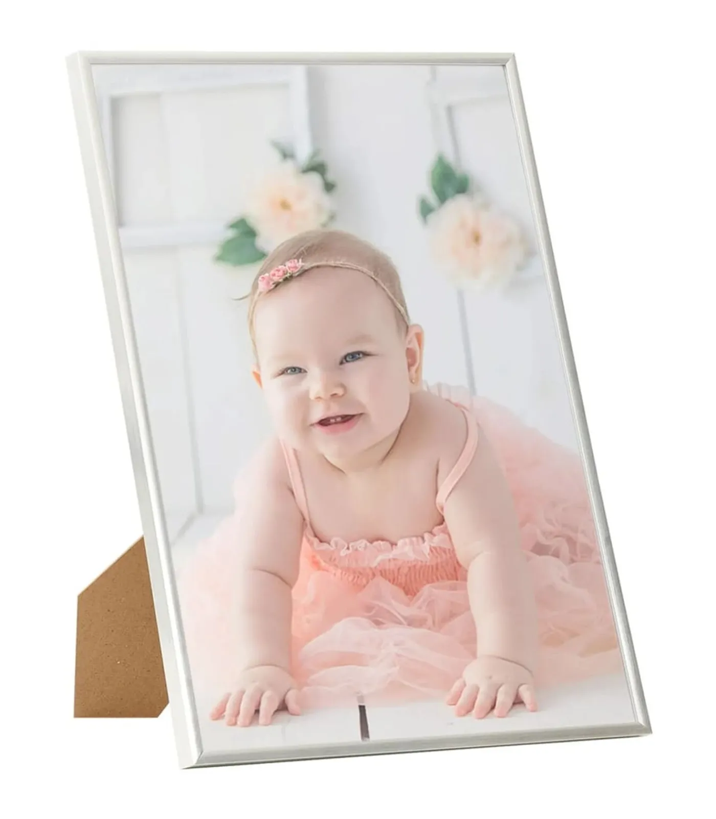 vidaXL Fotolijsten 5 st voor wand of tafel 70x90 cm MDF zilverkleurig