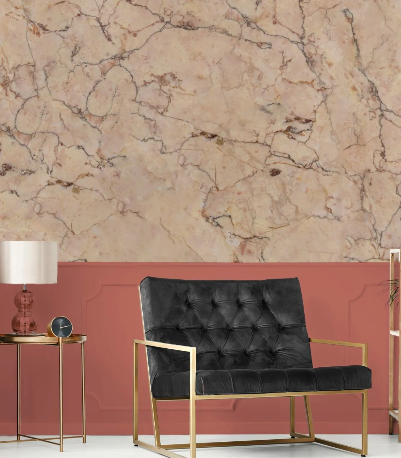 JOOP! Fototapete Marmor Rosa