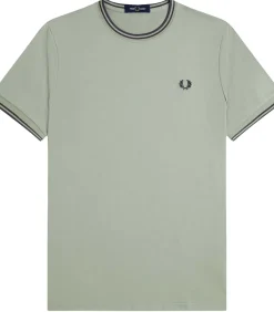 Heren Fred Perry Fp Twin Tipped T-Shirt
