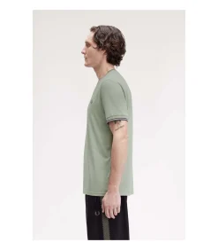 Heren Fred Perry Fp Twin Tipped T-Shirt