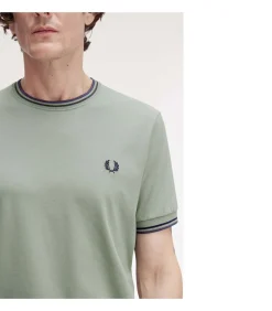 Heren Fred Perry Fp Twin Tipped T-Shirt