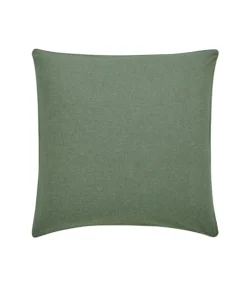 ESSIX Frisson - Effen kussensloop in flanellen chambray katoen