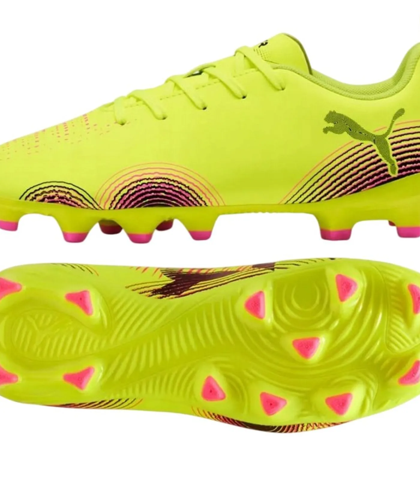 Kinderen PUMA FUTURE 8 PLAY - boots - Geel