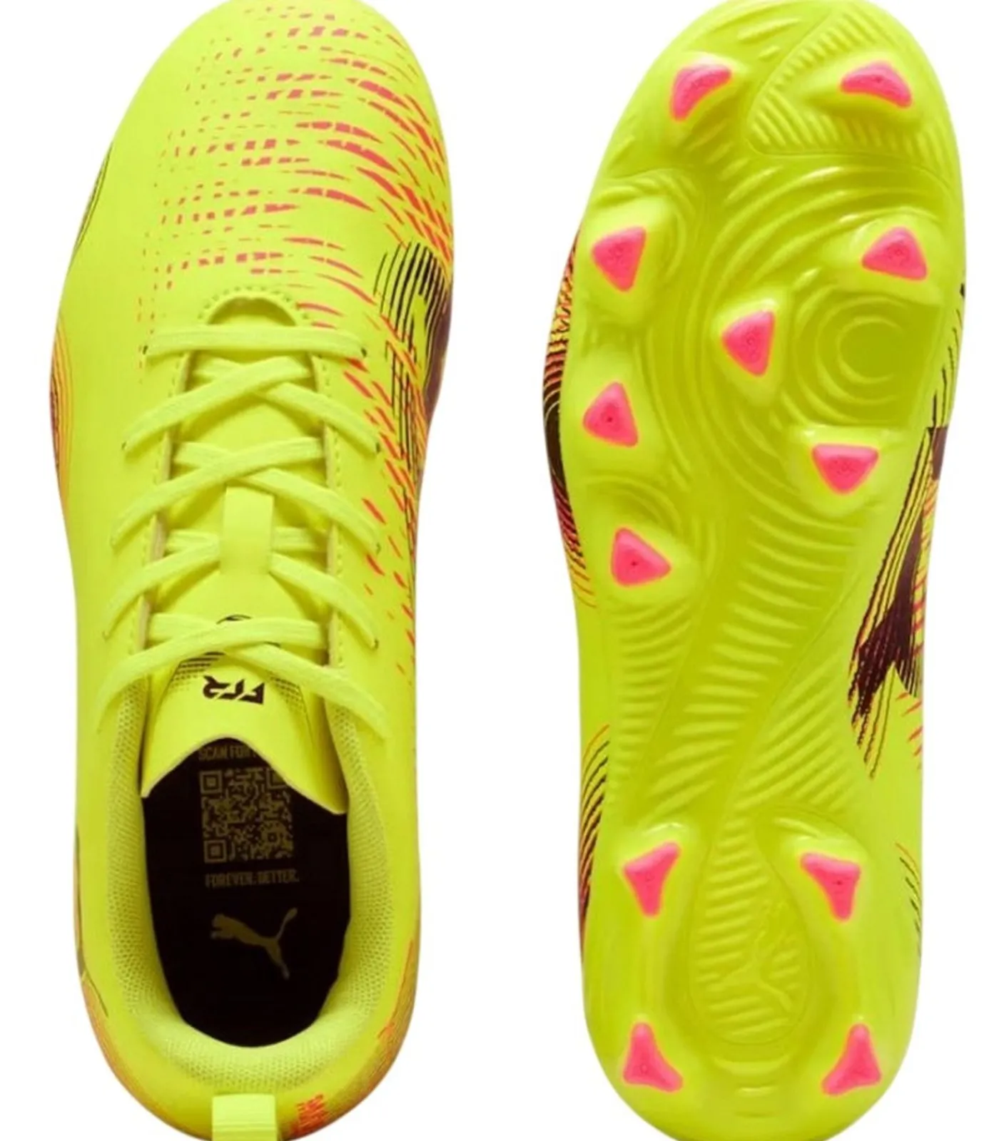 Kinderen PUMA FUTURE 8 PLAY - boots - Geel