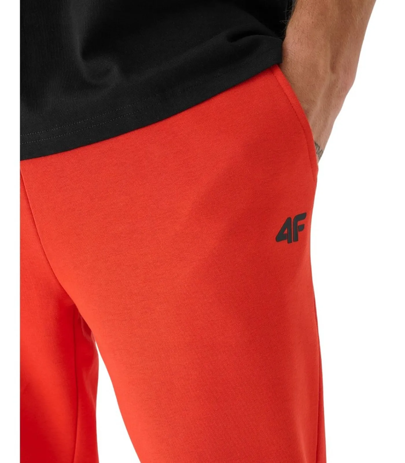 Hot WMM00TTROM0942 - Joggingbroek - Oranje Heren Sportkledij