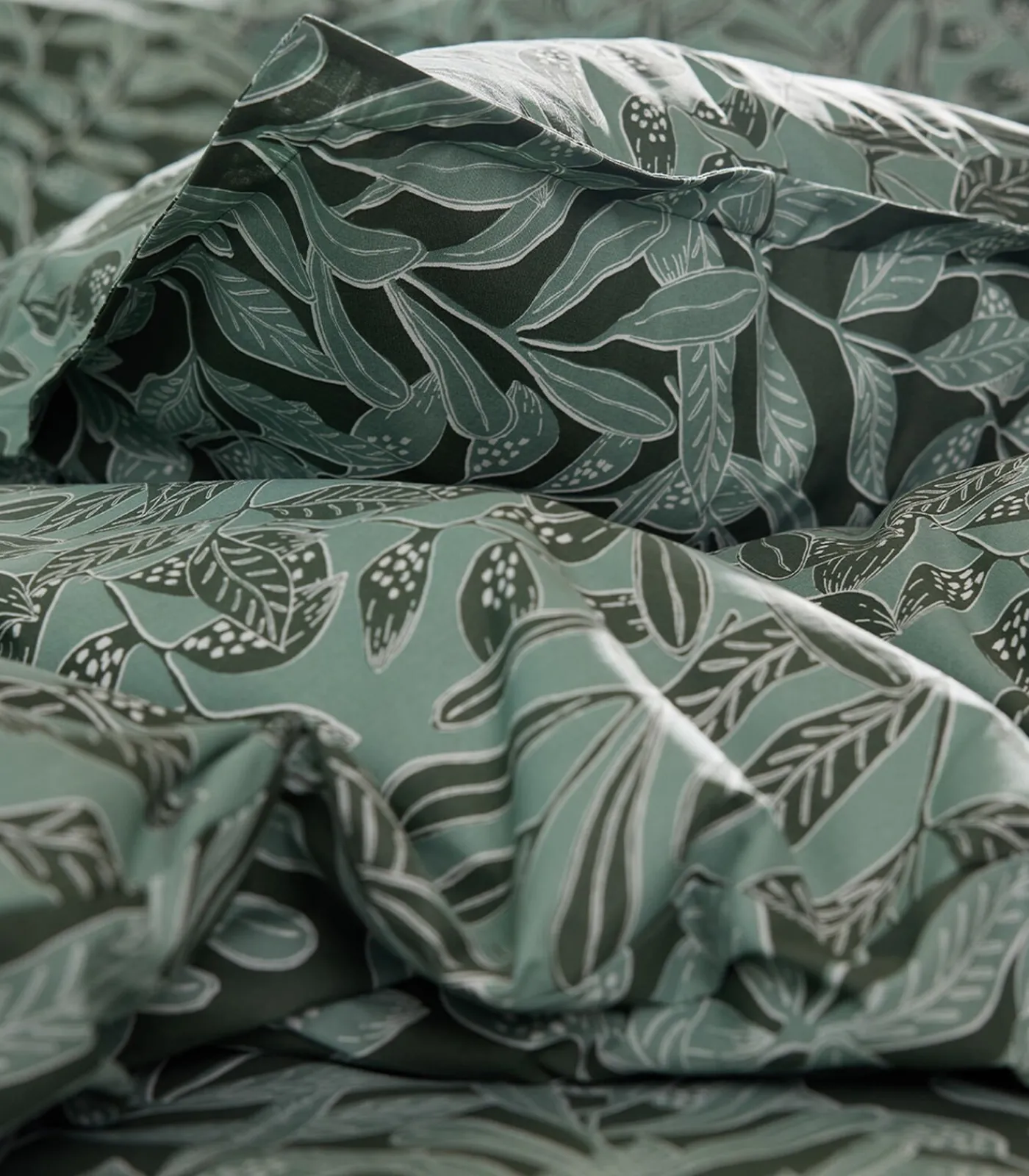 Clearance Gaïa - Bedlinnenset Dekbedovertrek + rechthoekige kussensloop in katoen Dekbedovertrekken