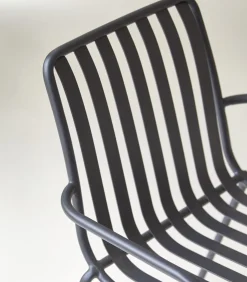 Hot Gaby - Zwarte metalen fauteuil Stoelen