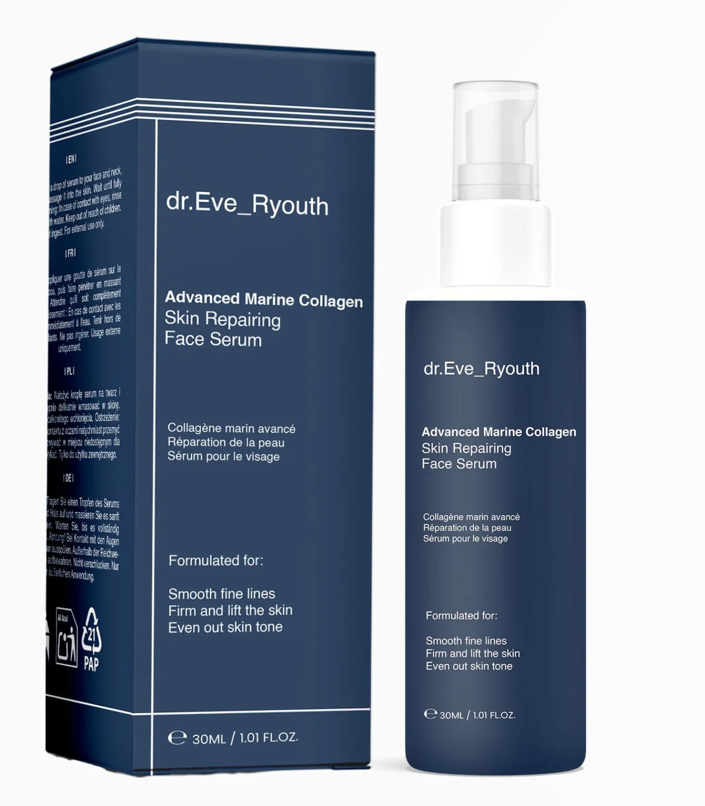 Hot Geavanceerd Marine Collagen Huidherstellend Gezichtsserum 30 Ml Skincare