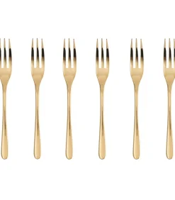 Sambonet Gebaksvorkjes Taste Goud 6 Stuks