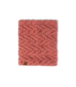 Heren BUFF Gebreide & fleece nekwarmer Caryn Crimson