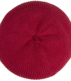 New Gebreide baret voor dames Soft Touch Rood DAMES Hoeden & Petten