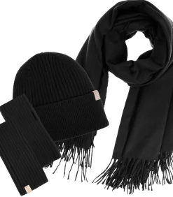 DAMES ISOTONER Gebreide dameswanten Zwart