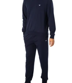 Hot Gebreide Loungeset Met Lange Mouwen Heren Pyjama's