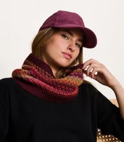 Gebreide multicolor coltrui DAMES Sjaals