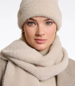 DAMES Rino&Pelle Gebreide muts Stone OS