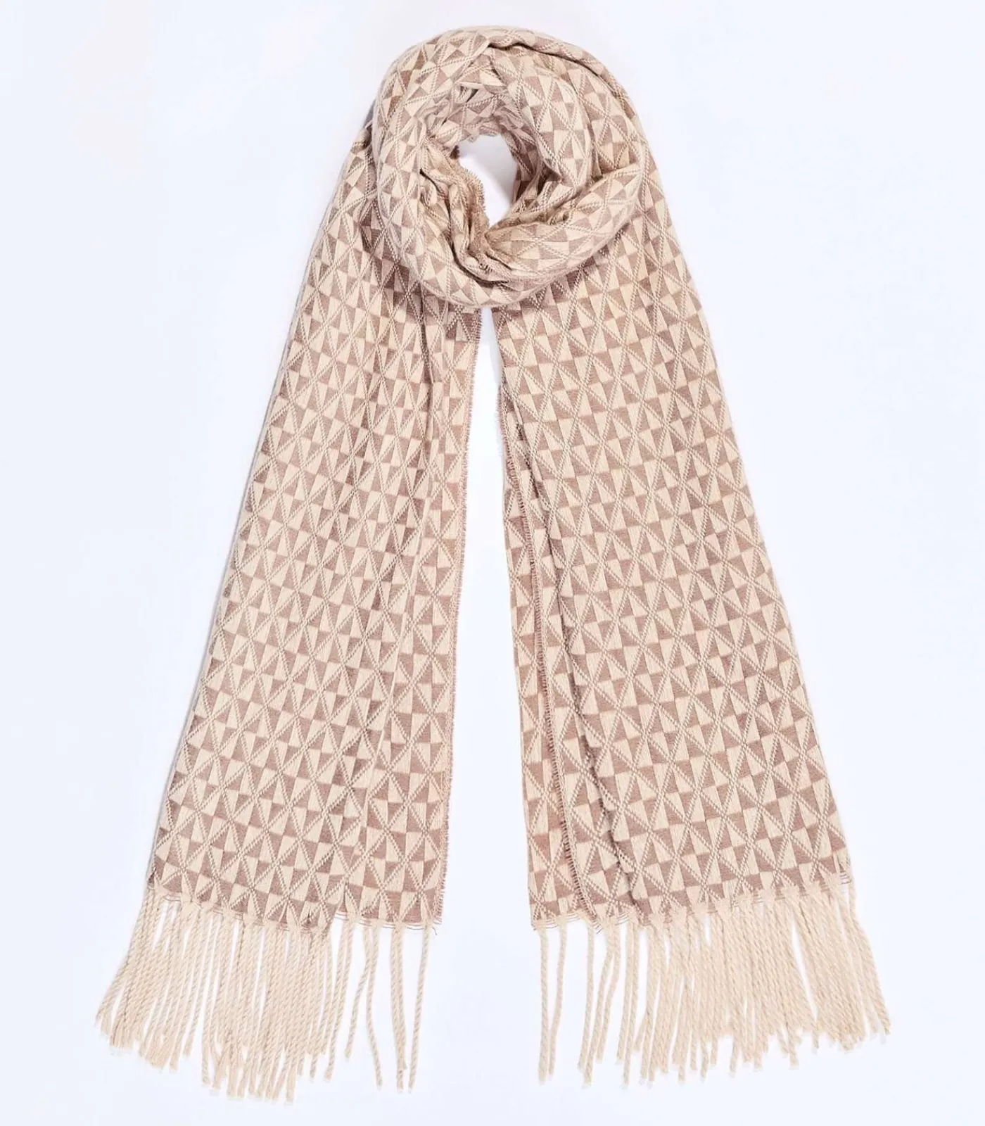 DAMES La Fiancée Gebreide rechthoekige sjaal GEO