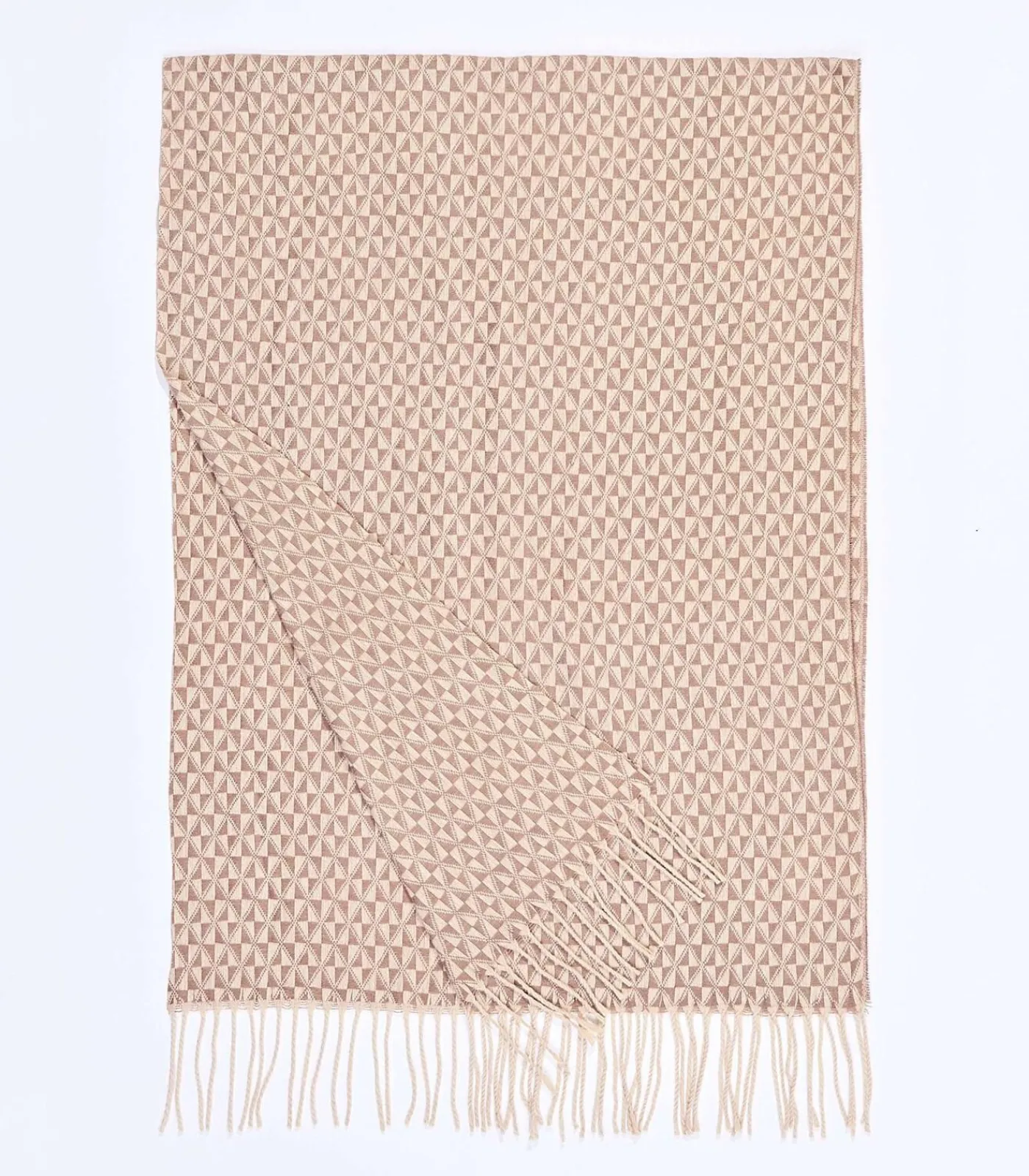 DAMES La Fiancée Gebreide rechthoekige sjaal GEO