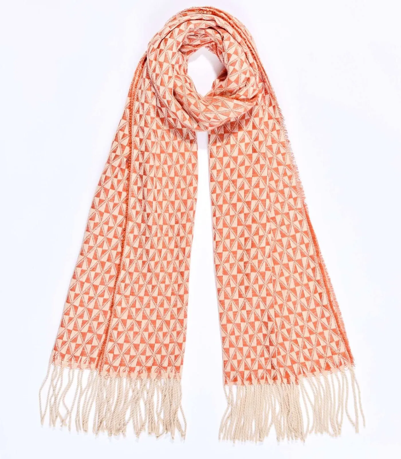 DAMES La Fiancée Gebreide rechthoekige sjaal GEO