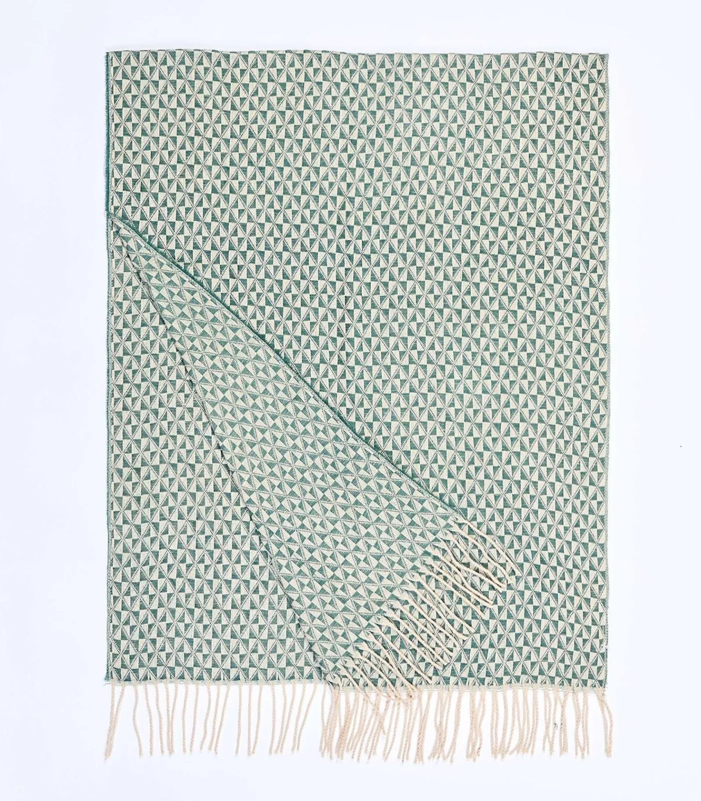 DAMES La Fiancée Gebreide rechthoekige sjaal GEO