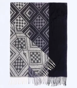 Hot Gebreide rechthoekige sjaal CREEK DAMES Sjaals