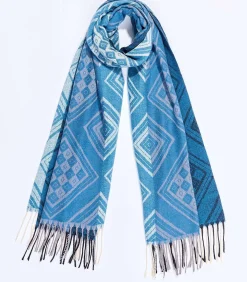 DAMES La Fiancée Gebreide rechthoekige sjaal CREEK