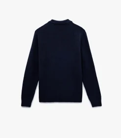Gebreide trui met polo-hals Heren Truien & Cardigans